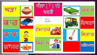 punjabi kanna words  Kanna Matra  ਕੰਨਾ ਮਾਤਰਾ kanna di matra in Punjabi kanna di matra wale shabd [upl. by Constantine]