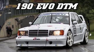 MercedesBenz 190e EVO 2 DTM  great intake sounds [upl. by Alket]