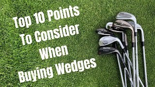 Top 10 Points to Consider When Buying Wedges [upl. by Crenshaw]