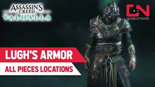 AC Valhalla NEW Lughs God Armor  All Pieces Locations River Raids Update [upl. by Chubb423]