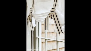 How to Fold and Hang Tie Up Valance Curtains [upl. by Anual203]