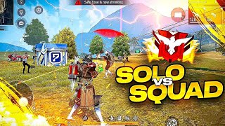 🤯💪 SOLO VS SQUAD 😱 freefire VERY FAST MOVEMENT PER 30 KILLS 💯👿 FREE FIRE 🔥 [upl. by Ecnerual333]