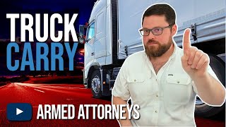 Truck Driver Carry Gun Law Breakdown [upl. by Nnanerak]