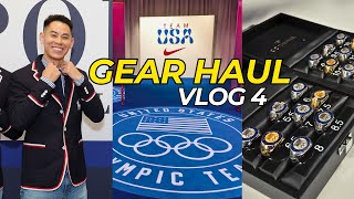 Paris 2024  Vlog 4  Team USA welcome experience getting all of our gear badminton training [upl. by Cyrano]