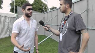 Wes Borland from Limp Bizkit speaks to Eric at Sonisphere UK 2011 [upl. by Kask]