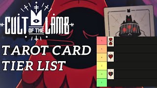 Cult of the lamb Tarot Card tier list [upl. by Ede]