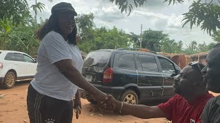 BOSE AKINOLA GREETS SEGUN OGUNGBE ON THE SET OF IYUNADE PRODUCED BY ZAINAB BAKARE [upl. by Prosser]