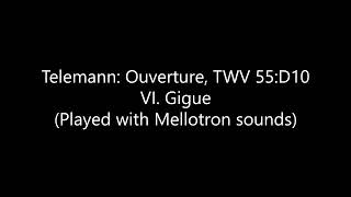 Telemann Ouverture TWV 55D10 VI Gigue [upl. by Cyndy813]