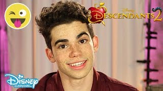 Descendants 2  Carlos by Cameron Boyce Interview  Official Disney Channel UK [upl. by Najtsirk882]