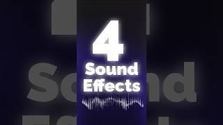 4 Sound Effects for you 30dayschallange tipsandtricks soundeffects [upl. by Junna959]