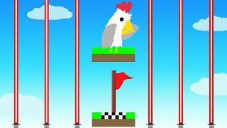 HARDEST Level In Ultimate Chicken Horse [upl. by Joannes679]