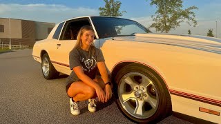 1987 CHEVROLET MONTE CARLO SS LADYS REVIEW amp DRIVE [upl. by Sedgewake380]