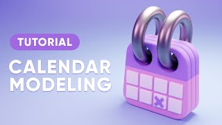 Calendar Modeling Blender Tutorial  Pixorbs [upl. by Cerys161]