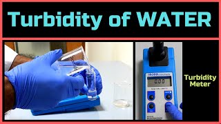 Determination of Turbidity of Water Sample  A Complete Procedure  Turbidity Meter  HI93703 [upl. by Aihseit]