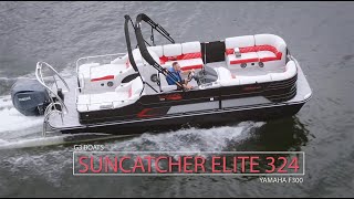 We tested the SunCatcher Elite 324 pontoon  2023 G3 Boats review [upl. by Haela]