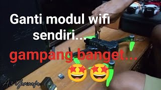 Ganti modul wifi SJRC f11 series [upl. by Akeihsal543]