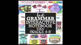 Grammar Interactive Notebook [upl. by Noirrad]