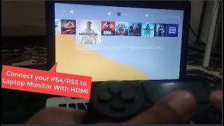 How To Connect PS4 To Laptop Monitor HDMI 21 Asus Monitor [upl. by Weigle]