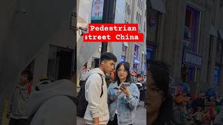 Pedestrian street Wuhan  China vlog chinatravelvlog travelvideo [upl. by Eveline363]