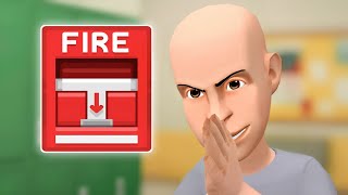 classic caillou pulls the Fire Alarm grounded [upl. by Wendye401]