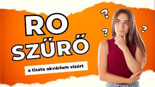 RO szűrővel a tiszta akváriumi vízért – Így kezdd el [upl. by Ahsai]