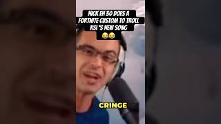 Nick Eh 30 Trolls KSI With Custom Fortnite [upl. by Mccafferty]