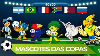 TODOS OS MASCOTES DAS COPAS DO MUNDO [upl. by Melany]