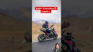 1 lakh Subscribers LEHLADAKH rider lehladakh ladakh ladakhtrip [upl. by Adnilreb]