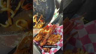 Hellshire style escovitch lobster 😋🤤food foodie lobster viral [upl. by Hagai]