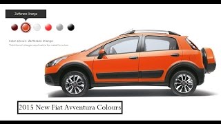 New Fiat Avventura Abarth 2015 Colors  Comes with Six Colours [upl. by Trotta]