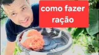 como fazer ração simples e fácil vidaroca [upl. by Minor]