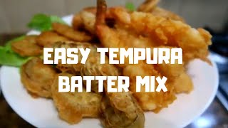 EASY TEMPURA BATTER RECIPE  jD FAMILY VLOGS EASY RECIPES [upl. by Eyak402]