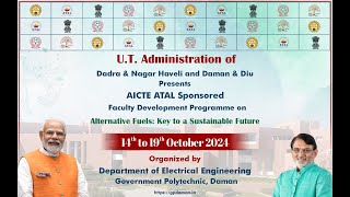 Day 5  Session  2  Role of Alternative Fuel in Transportation  AICTE ATAL FDP [upl. by Anuhsal]