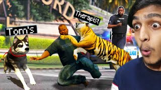 GTA 5 RP  We CHANGED in to ANIMALS  MALAYALAM [upl. by Prisilla186]