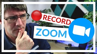 How to Record a meeting in Zoom Video and Audio [upl. by Esiuqcaj643]