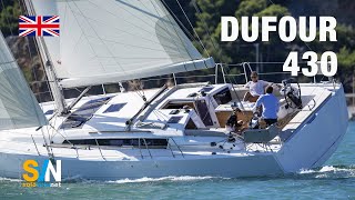 Dufour 430 English  Sea trial video  4K [upl. by Aisset]