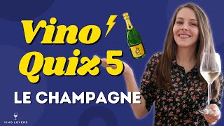 Vino Quiz 5  testez vos connaissances sur le Champagne 🥂 [upl. by Hanas]