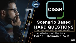 CISSP HARD Questions  Part 1 Domain 1 2 amp 3 [upl. by Auqenet158]