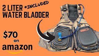 Anglatech Fly Fishing Vest Backpack With Water Bladder Review [upl. by Eimyaj]