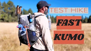 Test Hiking The Gossamer Gear Fast Kumo [upl. by Nedloh]