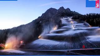 Kronplatz first snow making season 20172018 HD [upl. by Etna]