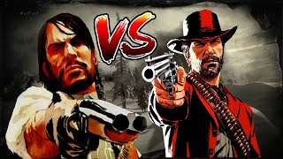 Red Dead Redemption vs Red Dead Redemption 2 Qual é o Melhor Comparação Completa [upl. by Jordison]