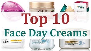 Top 10 Face Day Creams​ [upl. by Nomolos831]