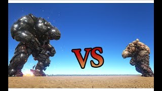 Lava Elemental lvl 1 vs Rock Elemental lvl 1000  ARK Survival Evolved [upl. by Grizelda]