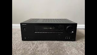 How to Factory Reset Onkyo TXSR343 51 4K Ultra HD Bluetooth Home Theater Surround Receiver [upl. by Emeric]