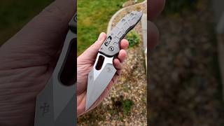 Titanium Microtech Stitch edgedmindset microtech ramlok knifeskills [upl. by Adnorahs]