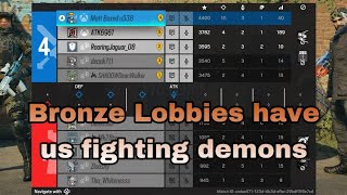 We went back to Siege and the bronze lobbies are worse than we remembered Rainbow 6 Siege [upl. by Ayotan563]