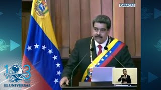 quotViva Méxicoquot grita Maduro durante su investidura en Venezuela [upl. by Suiraj]