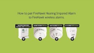 FireHawk Hearing Impaired Alarm Pairing Video red dot [upl. by Ydnac]