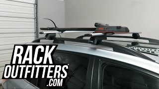 Review of Yakima HighSpeed Fork Mount Bike Rack for Roof Racks [upl. by Dolloff]